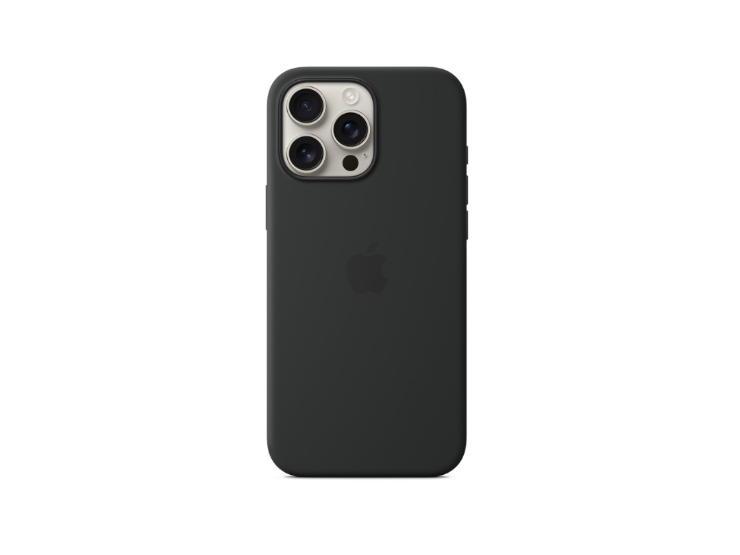 iPhone 16 Pro Max Silicone Case with MagSafe – Black iPhone 16 Pro Max Silicone Case with MagSafe – Black